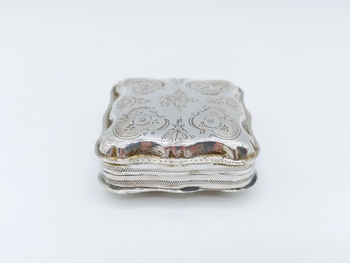 Silver peppermint box, Schoonhoven, 1871