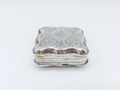 Silver peppermint box, Schoonhoven, 1871