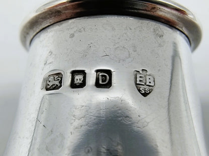 Zilveren strooibus, E. Barnard & Sons Ltd, Londen, 1939