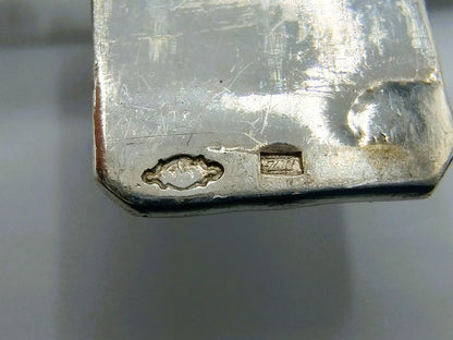 Robust silver bracelet, 'Lapponia style', 18.5 cm