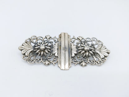 Silver Bible lock brooch, Widow W. Roelfsema, Winsum, ca. 1862