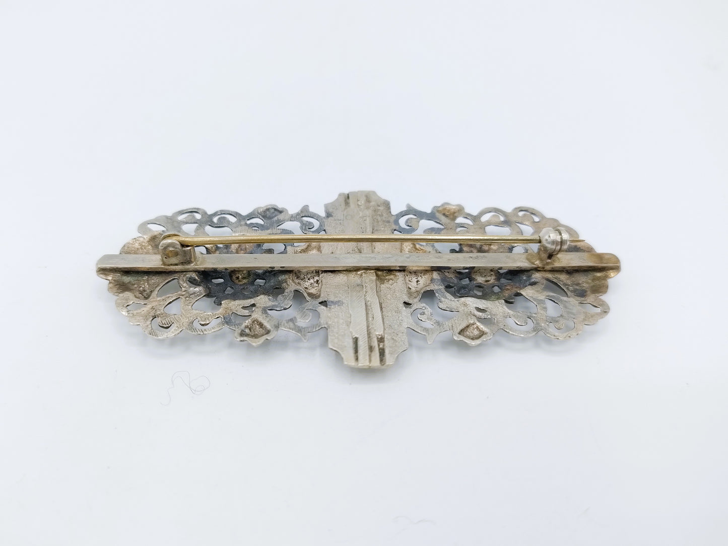 Silver Bible lock brooch, Widow W. Roelfsema, Winsum, ca. 1862