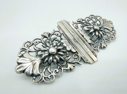 Silver Bible lock brooch, Widow W. Roelfsema, Winsum, ca. 1862