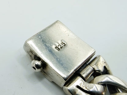 Silver bracelet, buddha to buddha, 17.5 cm.