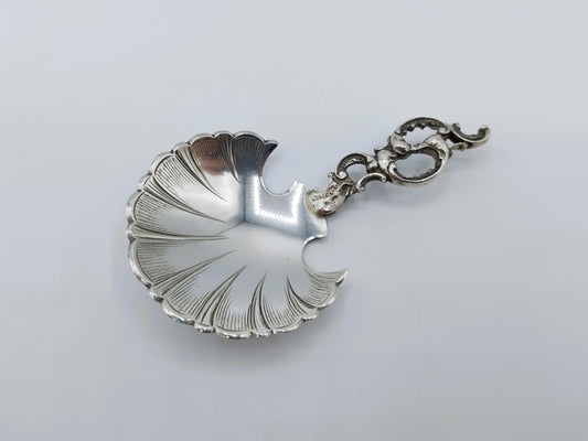 Silver sugar spoon, J.M. van Kempen Company, Voorschoten