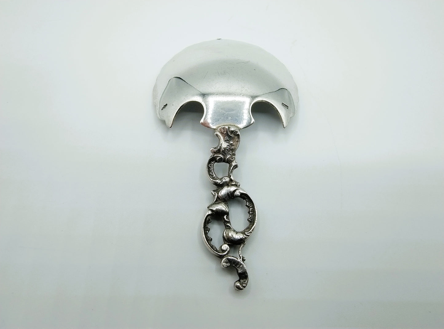 Silver sugar spoon, J.M. van Kempen Company, Voorschoten