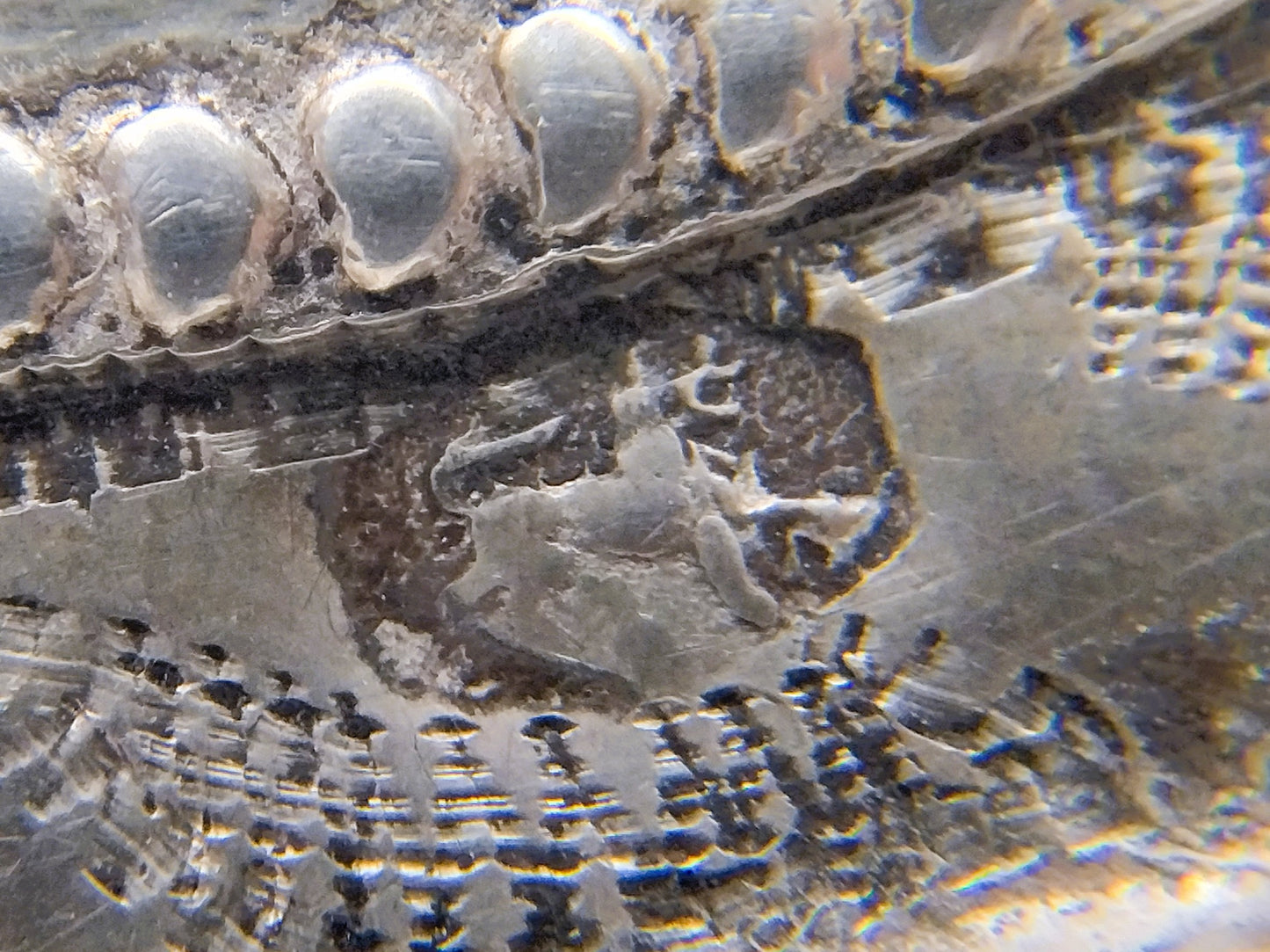 Antieke zilveren broekstukken, Zeeuwse streekdracht, Walcheren, 1902