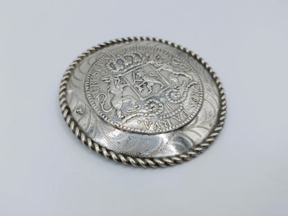 Zilveren broche van broekstuk Walcheren, C. Hoekstra Vos, Amsterdam