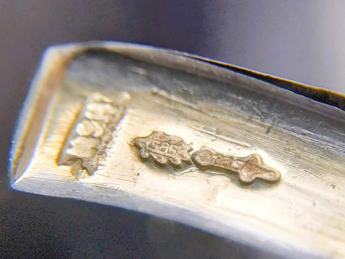 14 Karaats gouden slavenarmband met zilveren kern, 6 mm