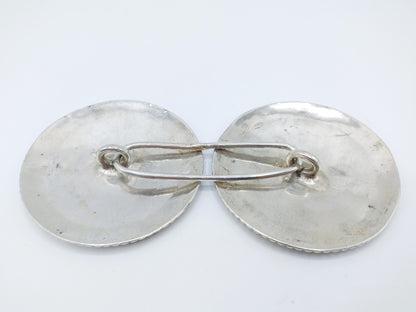 Antieke zilveren broekstukken, Zeeuwse streekdracht, Walcheren, ca. 1900