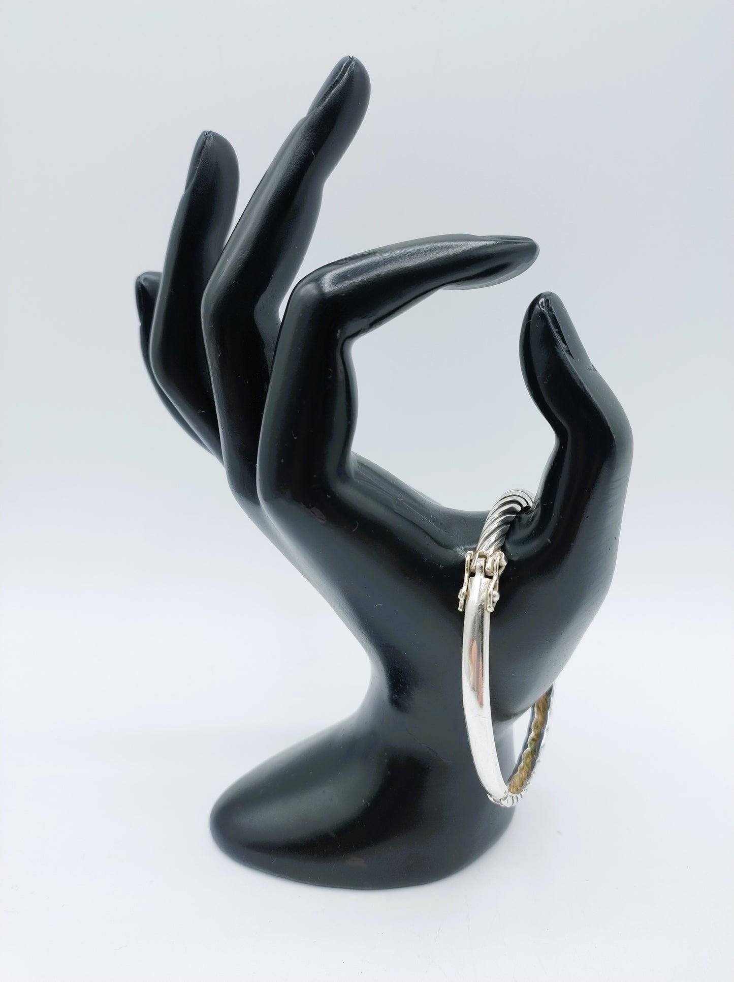 Silver twisted bracelet, 835
