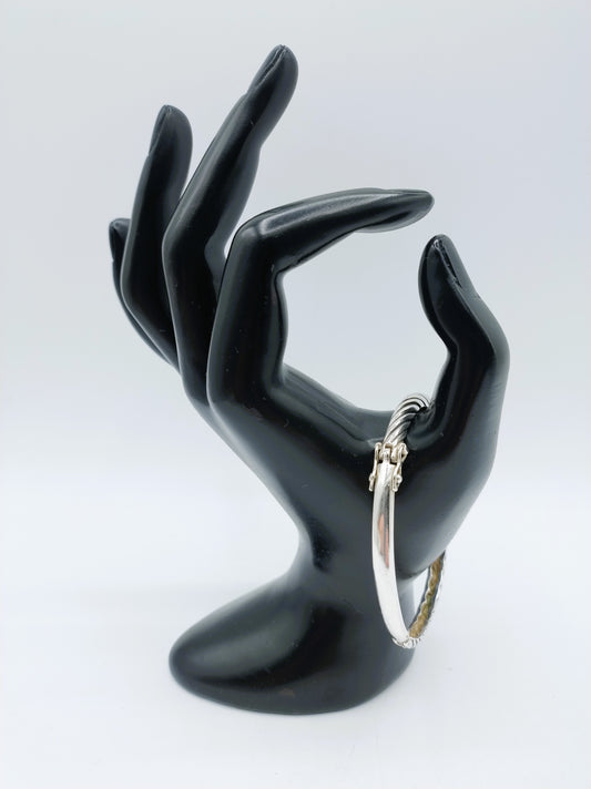 Zilveren getorste armband, 835