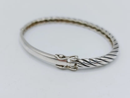 Silver twisted bracelet, 835