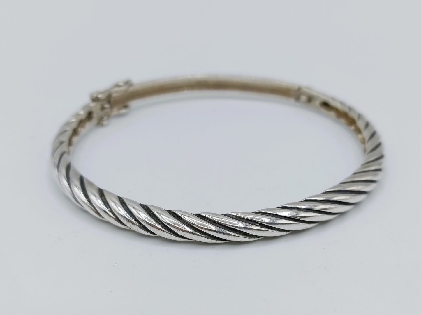 Silver twisted bracelet, 835