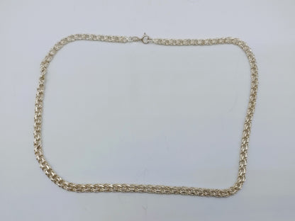 Silver unisex necklace, 43.5 cm