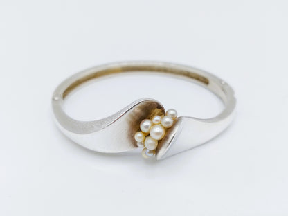 Silver Günter Bijou Jeunesse bracelet with pearls