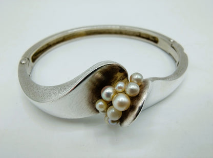 Silver Günter Bijou Jeunesse bracelet with pearls