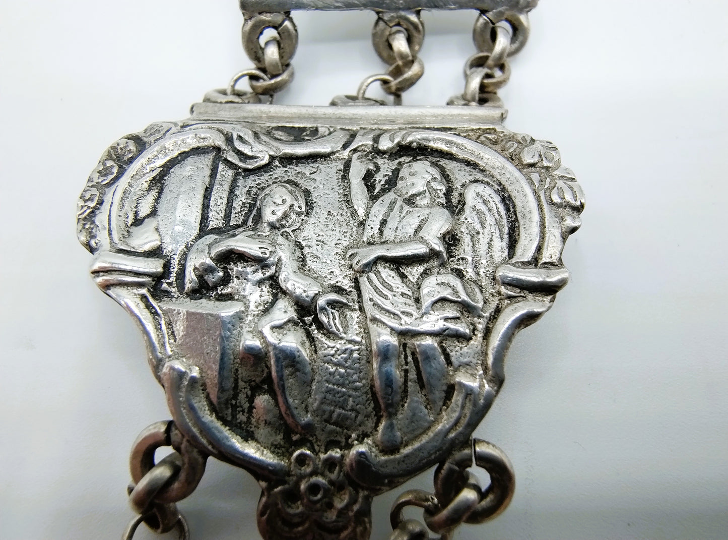 Silver bracelet with clasp, Gelderblom & Co., Schoonhoven, c. 1980