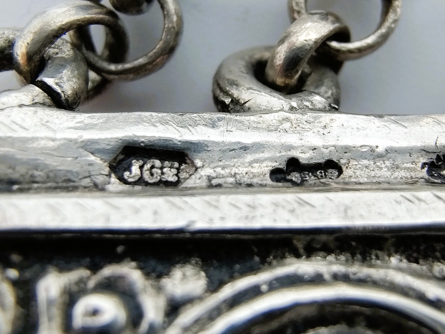 Silver bracelet with clasp, Gelderblom & Co., Schoonhoven, c. 1980