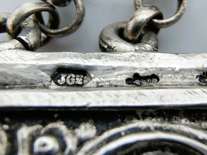 Silver bracelet with clasp, Gelderblom & Co., Schoonhoven, c. 1980