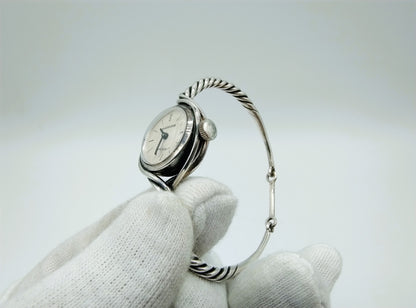 Silver watch, Kaiserstunde, incabloc