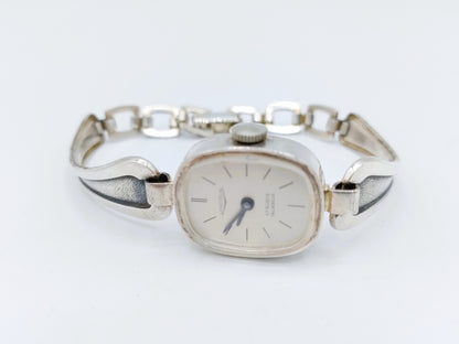 Ladies' silver watch, Lincoln, Incabloc, 17 cm