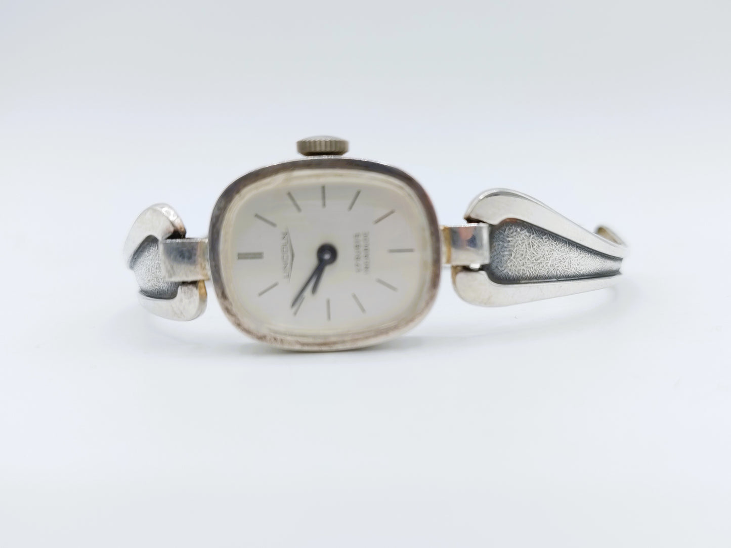 Ladies' silver watch, Lincoln, Incabloc, 17 cm