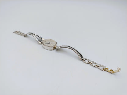 Ladies' silver watch, Lincoln, Incabloc, 17 cm