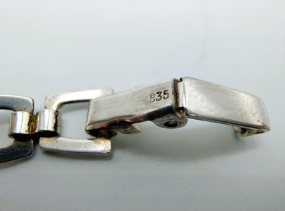 Ladies' silver watch, Lincoln, Incabloc, 17 cm