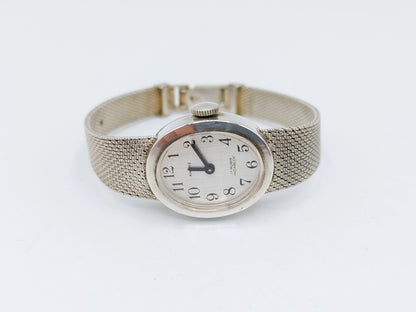 Silver ladies' watch, Ancre, Incabloc, 16 cm