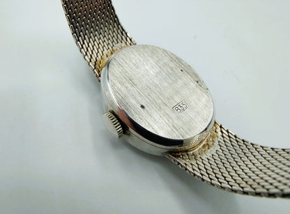 Silver ladies' watch, Ancre, Incabloc, 16 cm