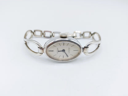 Women's silver watch, Lincoln, Incabloc, 16.5 cm