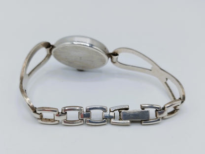 Women's silver watch, Lincoln, Incabloc, 16.5 cm