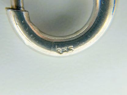 Silver bracelet, filigree, 18.5 cm