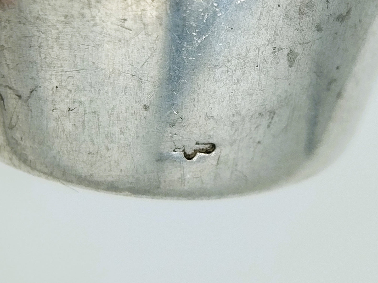 Zilveren miniatuur schemerlamp