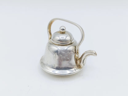 Zilveren miniatuur theeketel, B. Drost Gz, Rhenen, 1977