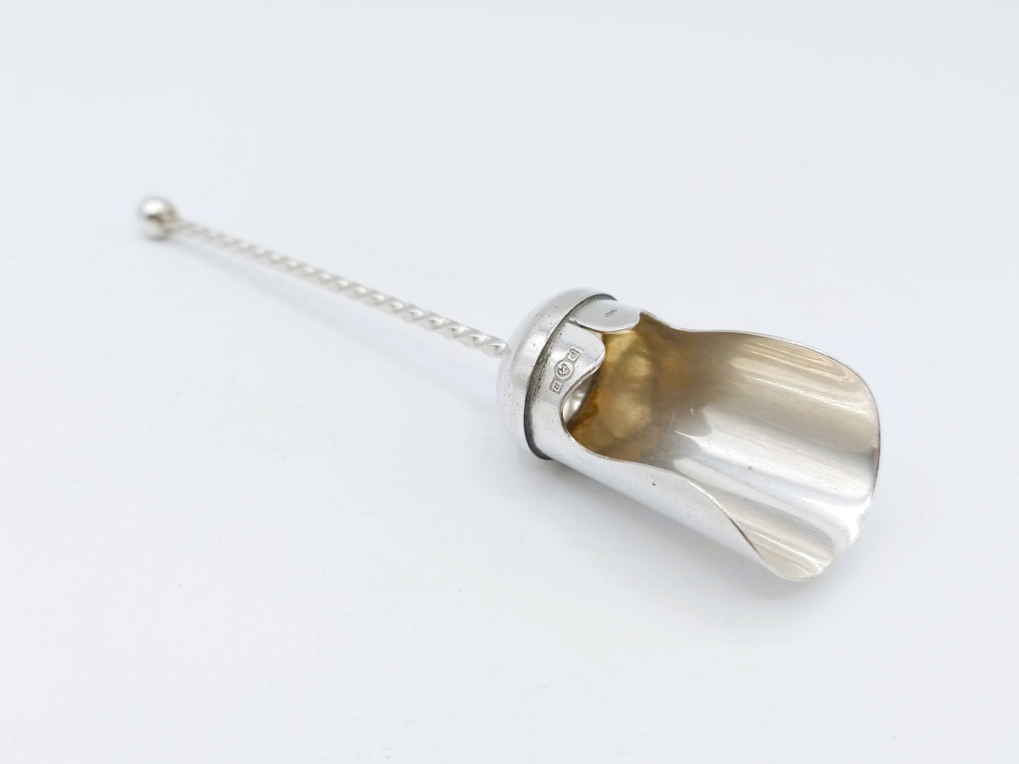 Zilveren theeschep, B. Drost Gz, Rhenen, ca. 1980