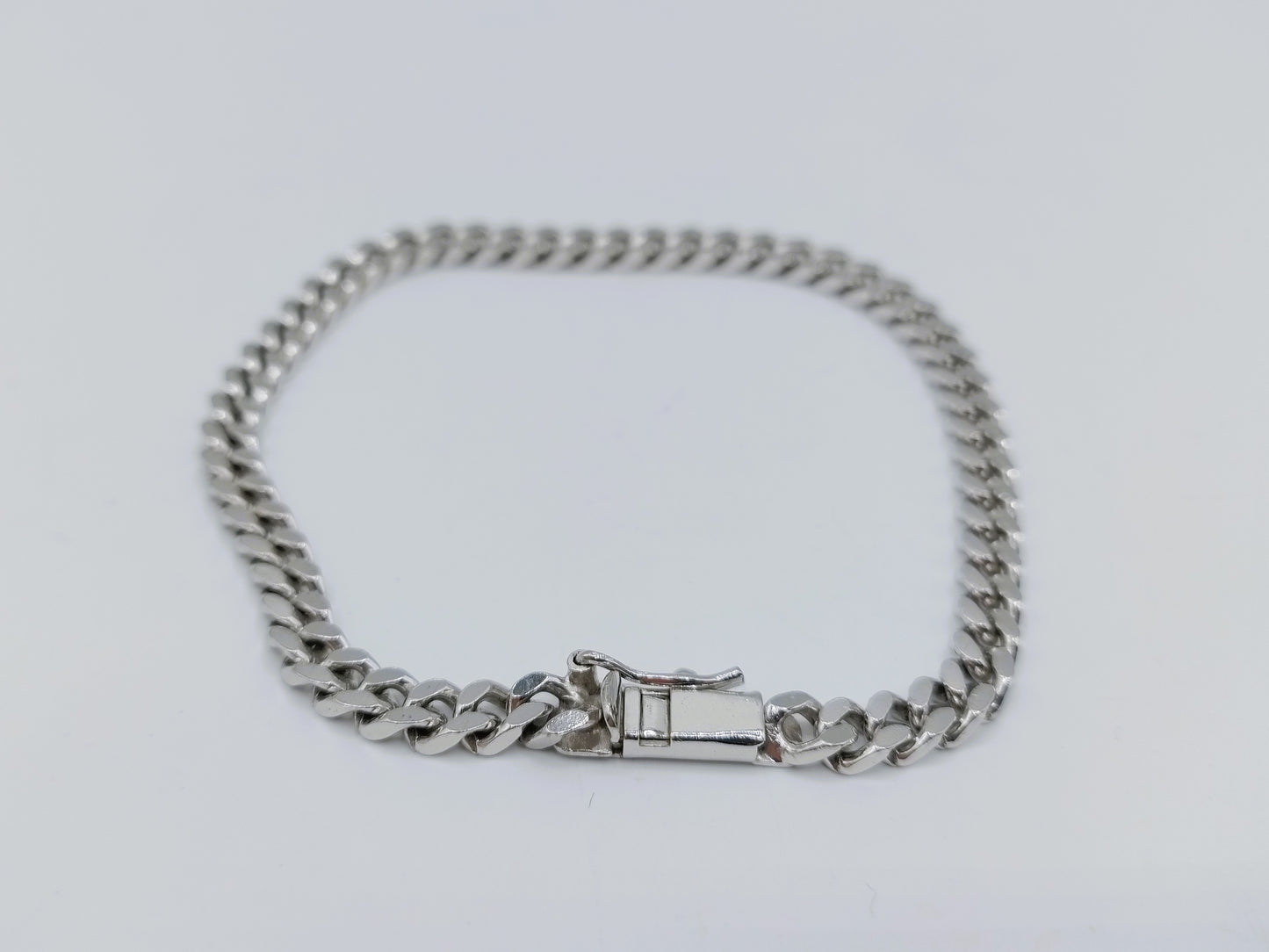 Men's silver bracelet, 19.5 cm