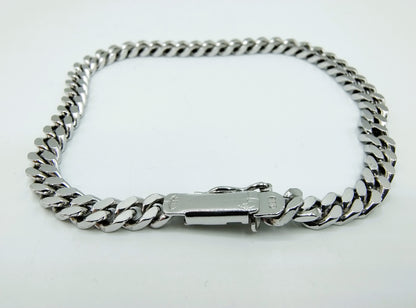 Men's silver bracelet, 19.5 cm