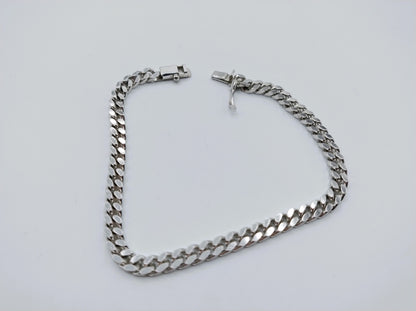 Men's silver bracelet, 19.5 cm