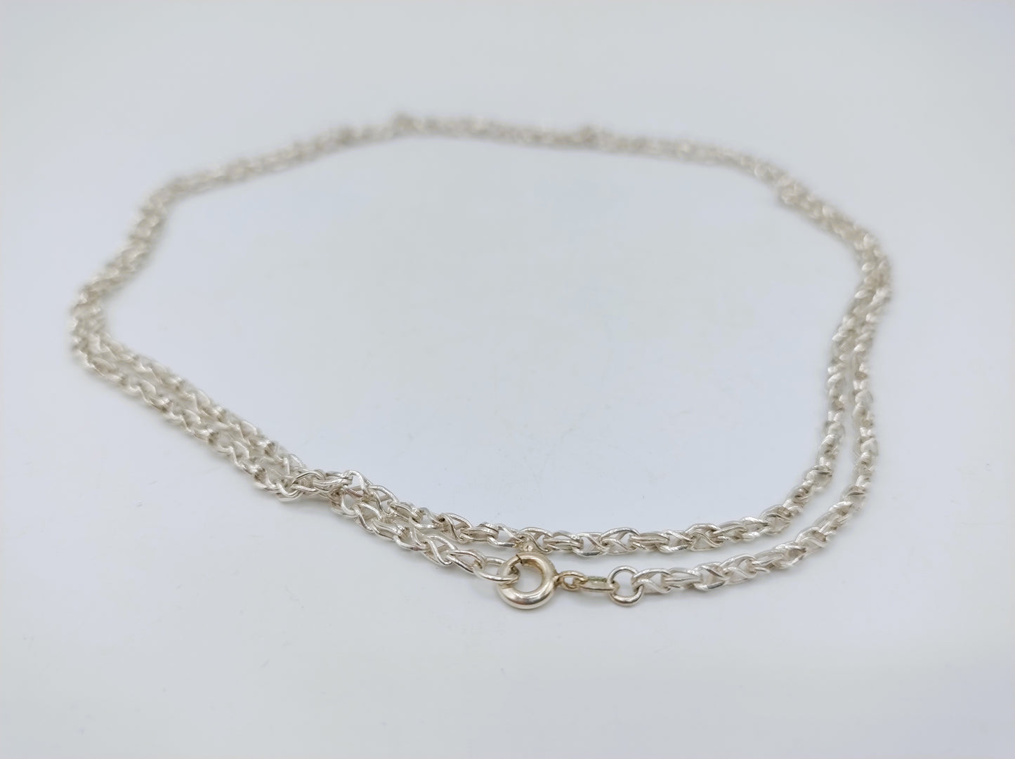 Silver necklace, 70 cm