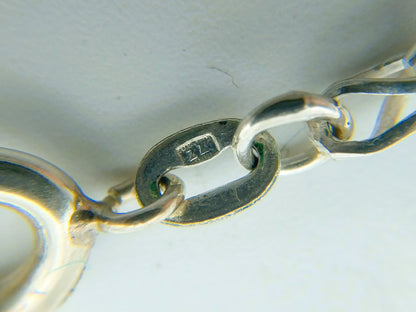 Silver necklace, 70 cm