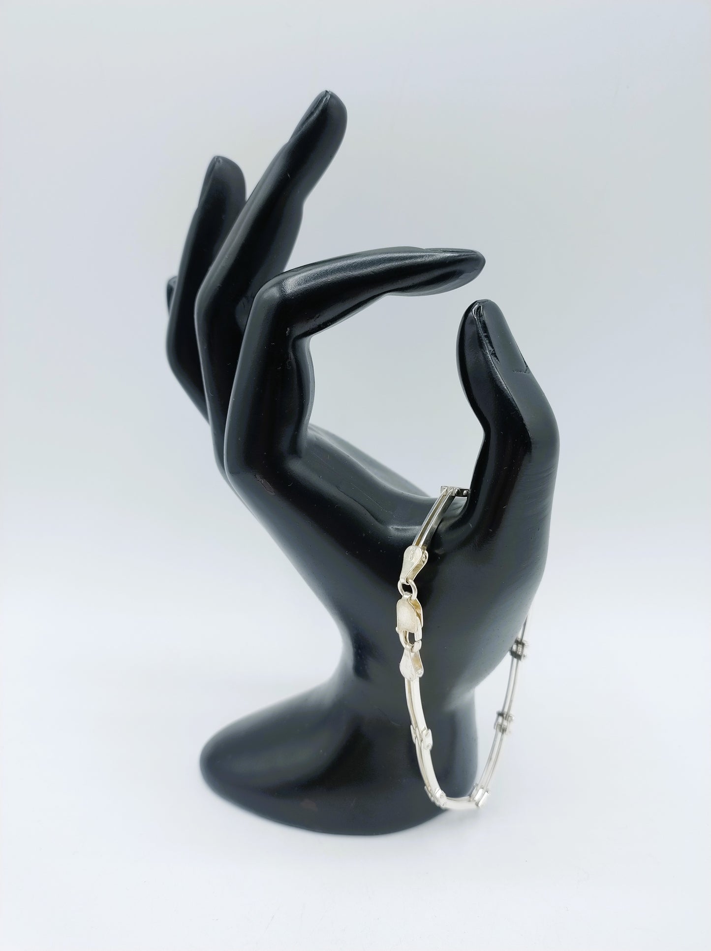 Silver link bracelet, 20 cm