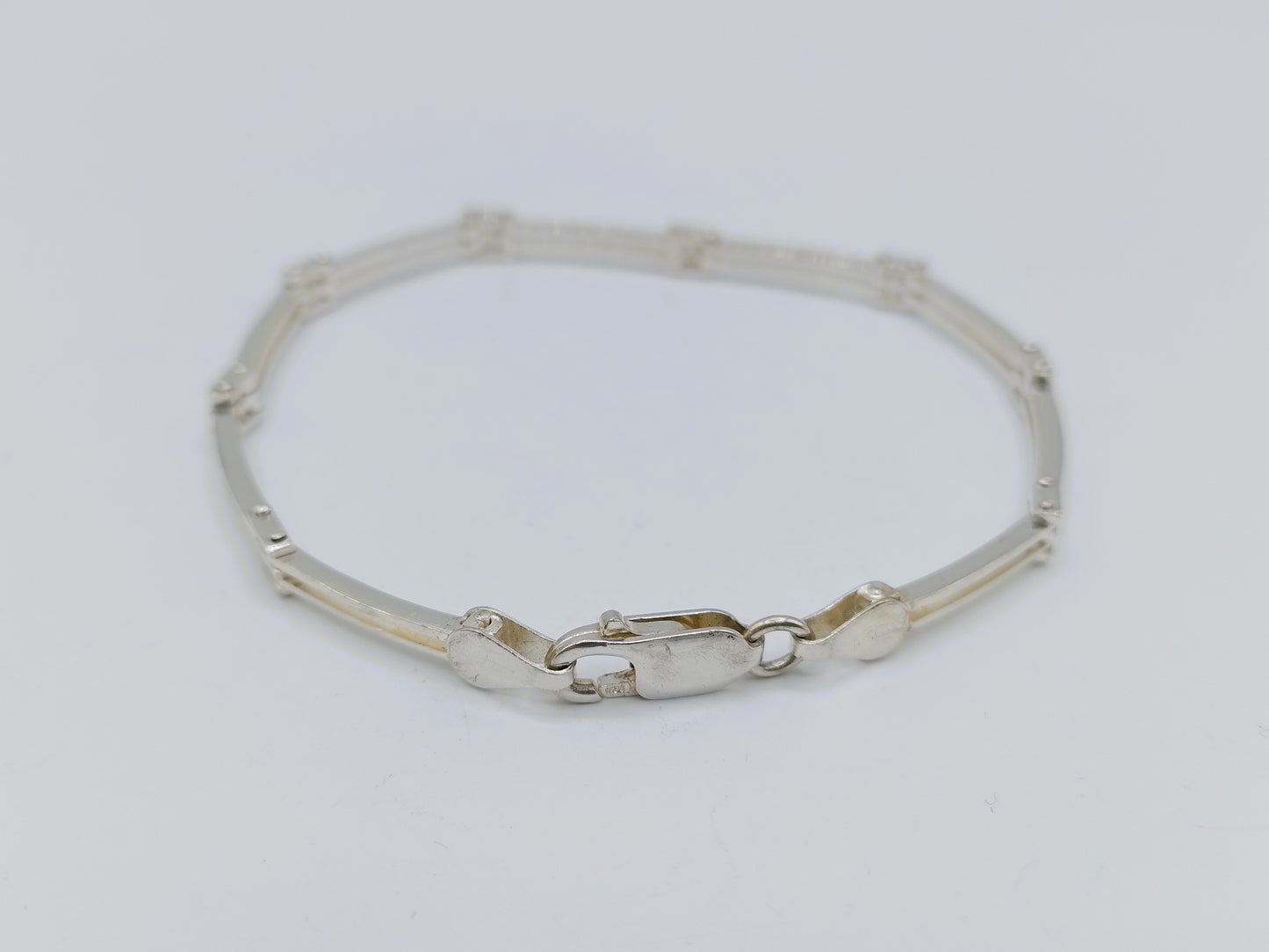 Silver link bracelet, 20 cm