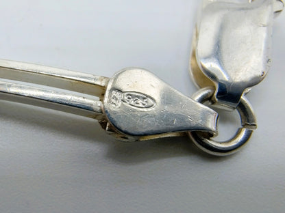 Silver link bracelet, 20 cm