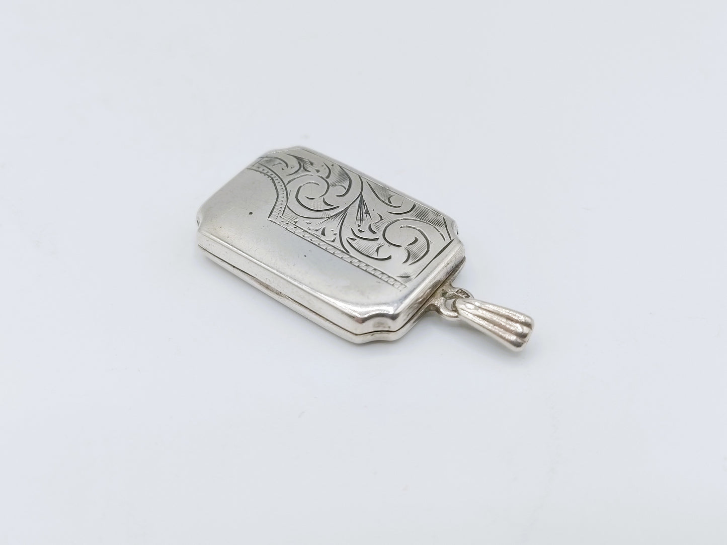 Silver locket pendant