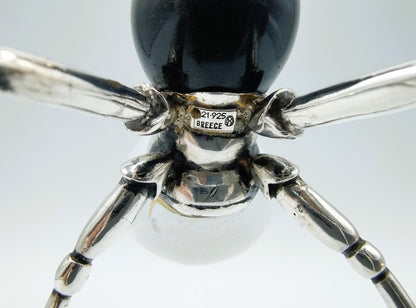 Mier sculptuur van onyx, kristal en zilver, Ilias Lalaounis, Griekenland