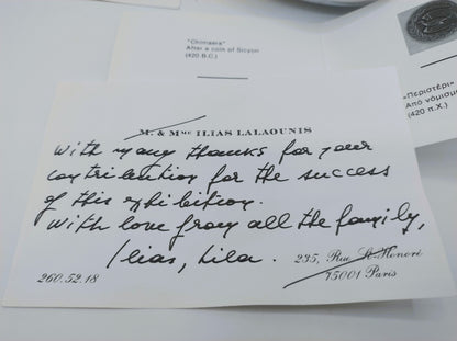 Zilveren designbord “Chimaera” van Ilias Lalaounis, Griekenland