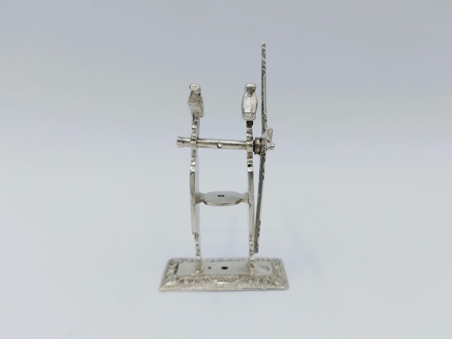 Zilveren miniatuur haalmolen, F. van Strant II, Amsterdam, ca. 1740