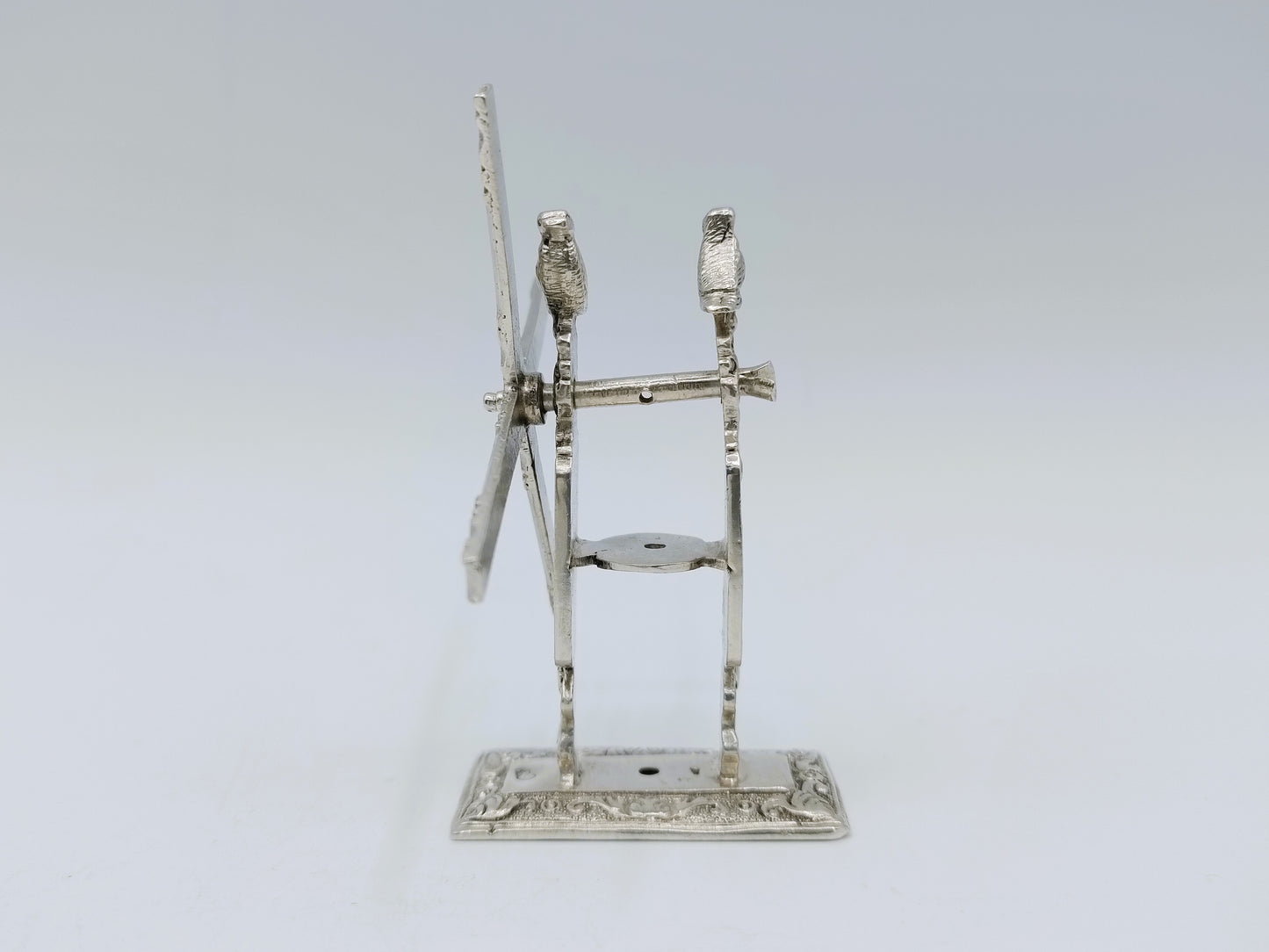 Zilveren miniatuur haalmolen, F. van Strant II, Amsterdam, ca. 1740